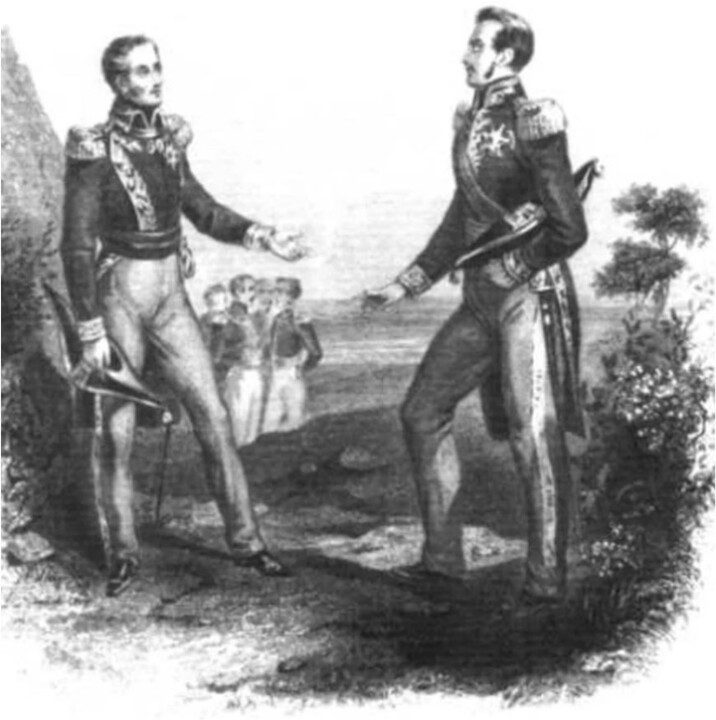 Jose-de-San-Martin-y-Simon-Bolivar