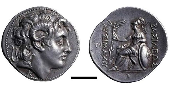 Moneda-de-Alejandro-Magno-procedente-de-la-India -Siglo-III-a C