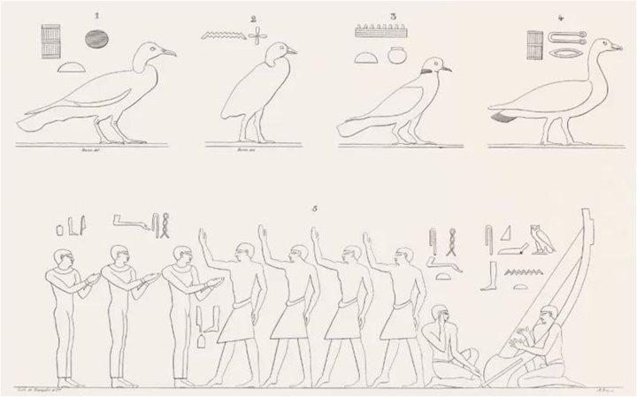Tumba de Menofre y de Eimei - La batalla entre dos mentes brillantes por descifrar la piedra de Rosetta