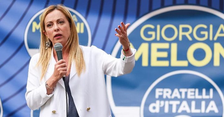Giorgia Meloni 1 - La coalición de derechas ganó en Italia