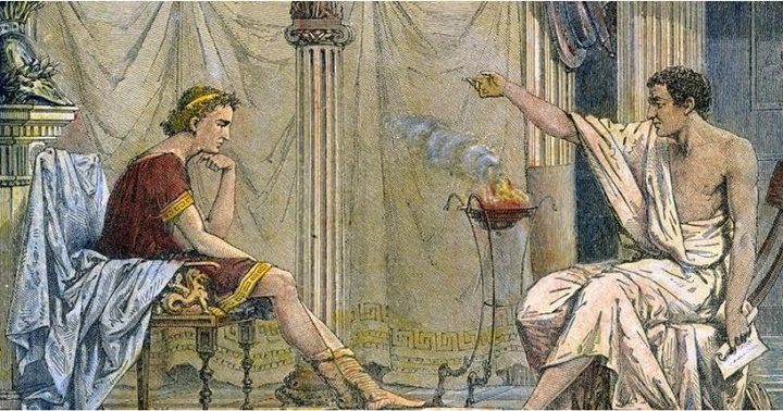 Alejandro y Aristoteles - Olimpia, la mujer que confabuló hasta subir al trono a Alejandro Magno