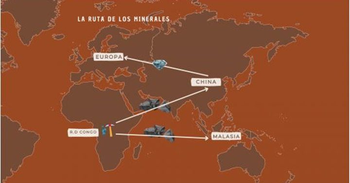 Ruta de minerales Africa