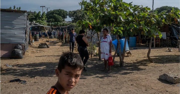 El barrio La pista en Colombia