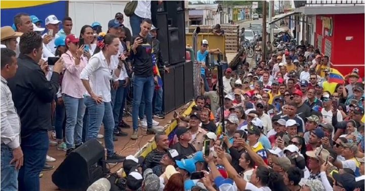 María Corina Machado en Barinas