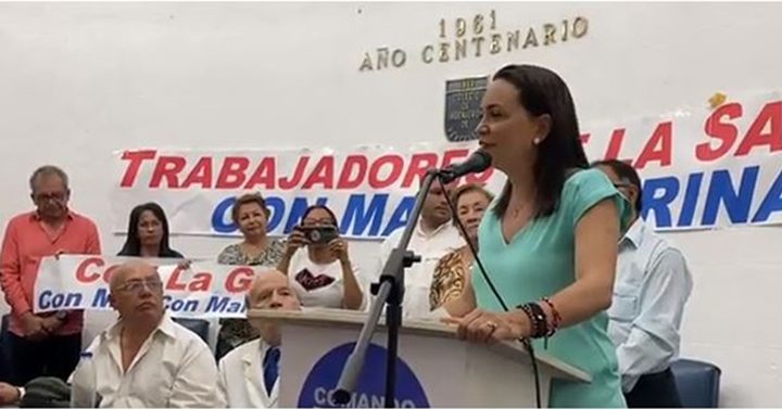 María Corina Macahado salud