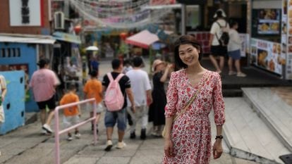 Zhou Tiantian, criada en la localidad china de Henan, ahora reside en Singapur. 