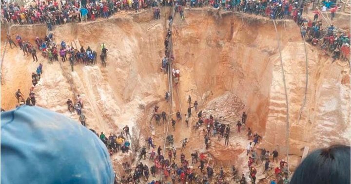 Derrumbe mina ilegal Bolívar 20 2 2024 3