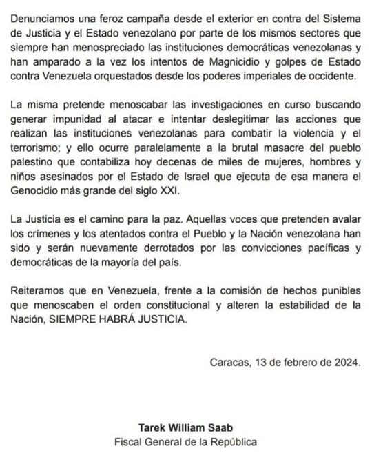 Fiscalía caso Roció San Miguel 13 2 2024 1