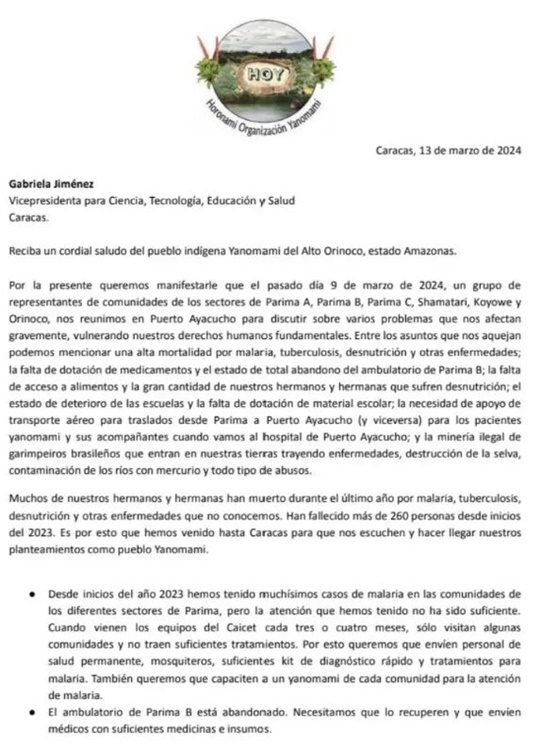 Yanomamis organización Horonami