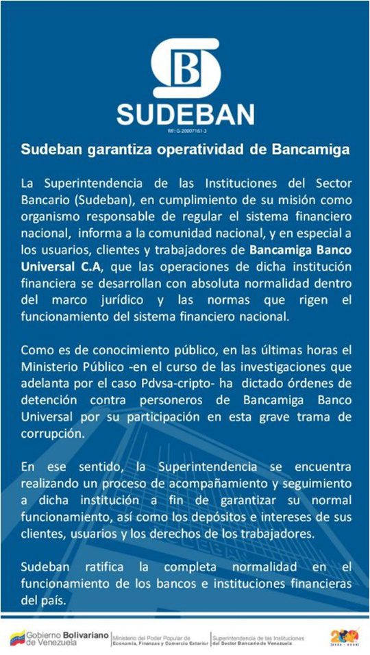 Sudeban Bancamiga 22 4 2024