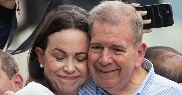 María Corina Machado y Edmundo González