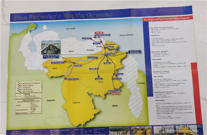 Vías férreas Venezuela