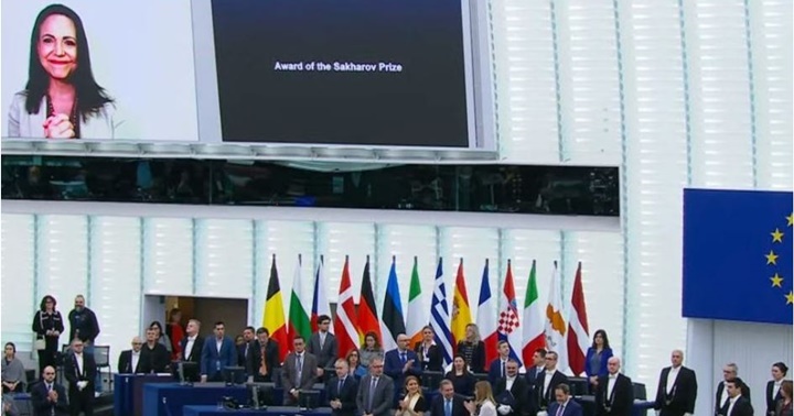 María Corina Machado y Edmundo González premio Sájarov