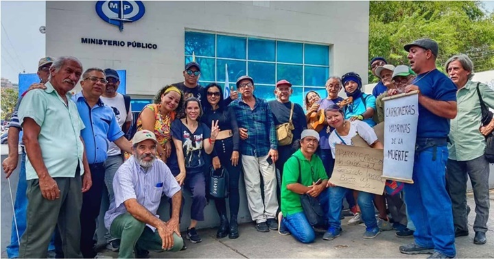 Ambientalistas de Lara denunciando 2024