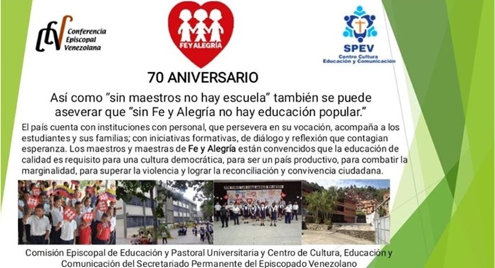 Fe y Alegría 70 años