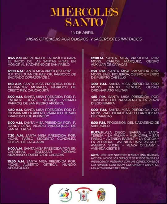 Nazareno de San Pablo abril 2025