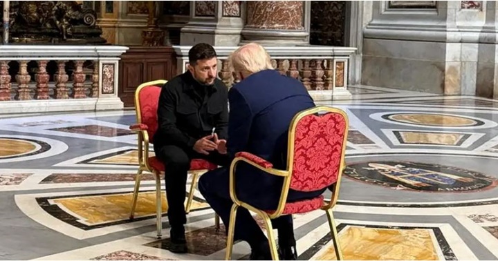 Donald Trump y Volodimir Zelenski