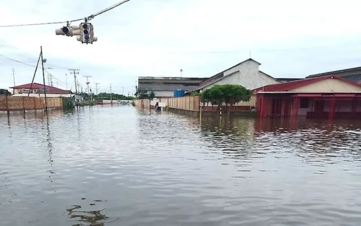 Innudaciones en Cumaná