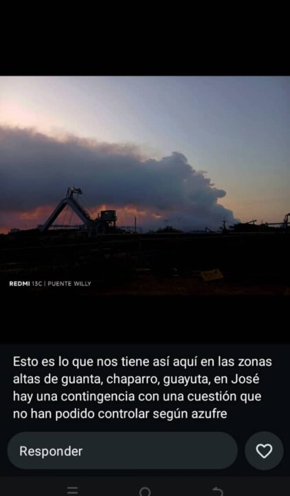 Contaminación en eje fronterizo de Sucre