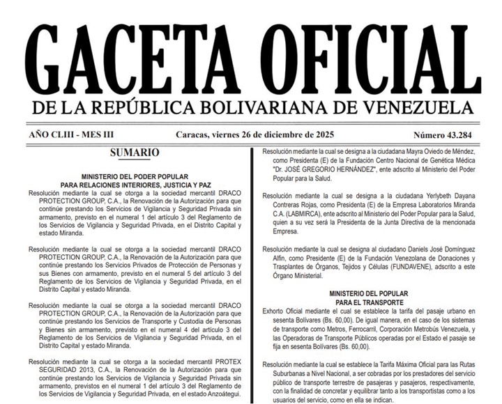 GO N° 43.284 26 12 2025 1