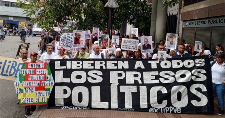 Presos políticos Venezuela