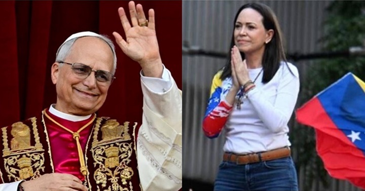 maria corina machado le envio una carta al papa leon xiv pidiendole interceda por los presos politicos en venezuela