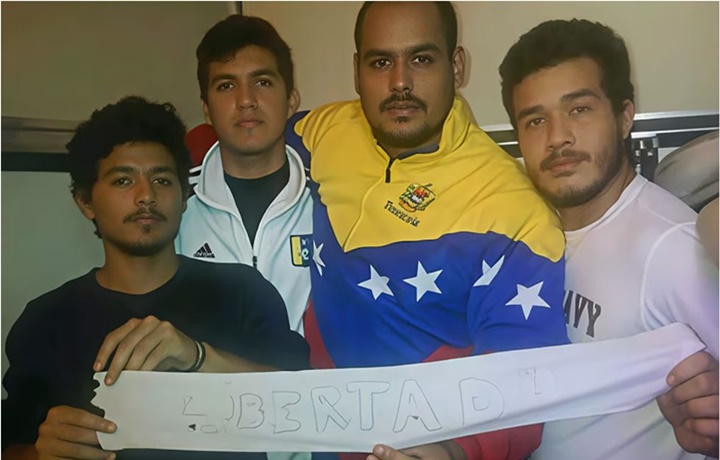 Cristhian Gil, Manuel Cotiz, Gerardo Carrero y Anderson Briceño