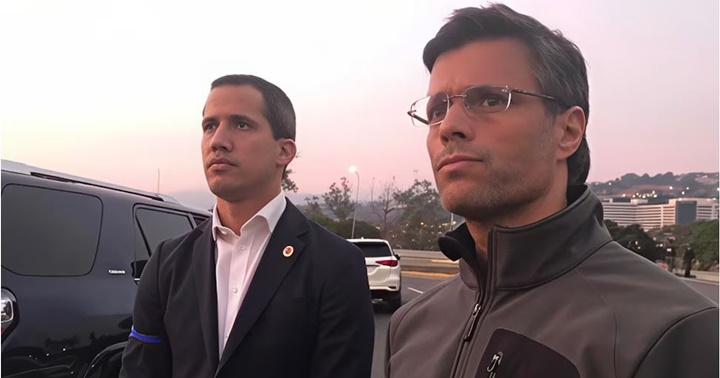 Juan Guaidó y Leopoldo López