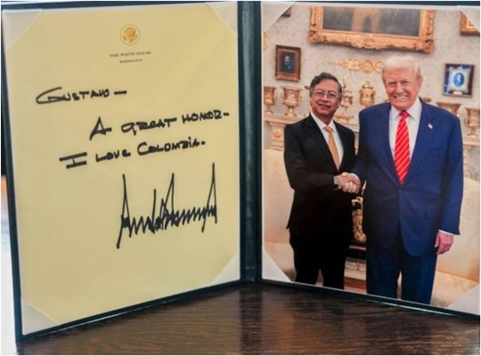 Gustavo Petro y Donald Trump 2