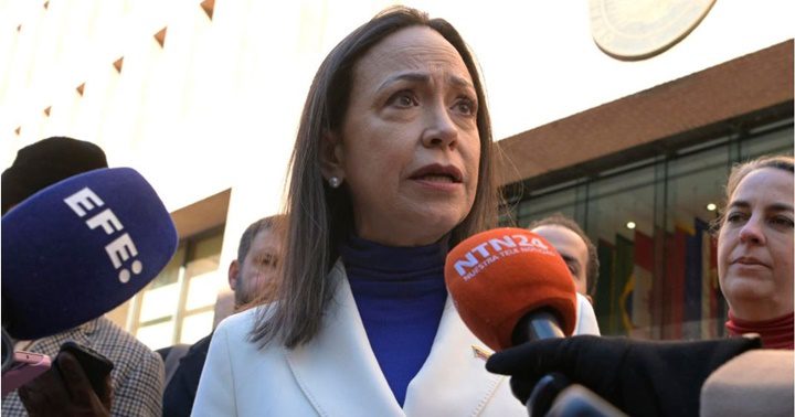 María Corina Machado llamó a la unidad para enfrentar el difícil momento por el fuerte terremoto ocurrido en Venezuela